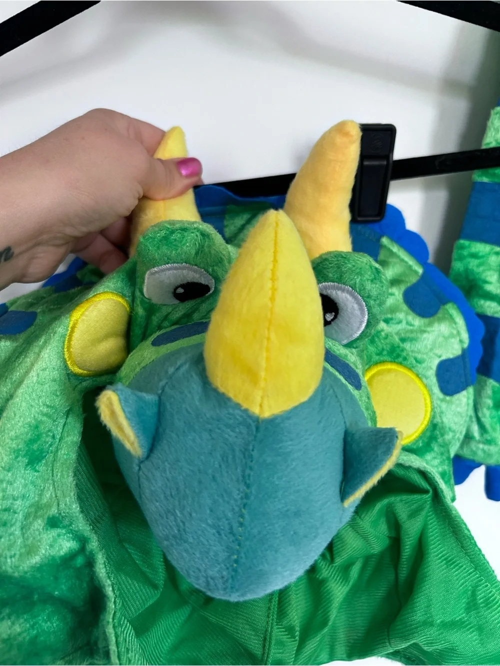 NWOT Spooktacular Creations Toddler Triceratops Dinosaur Halloween Costume 3T